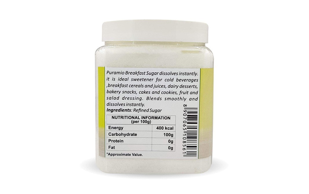 Puramio Breakfast Sugar    Plastic Jar  1000 grams